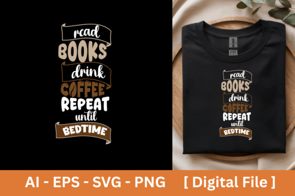 Coffee and Books Lover Sublimation