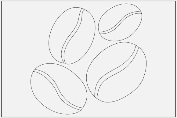 Coffee Beans Line Art Review