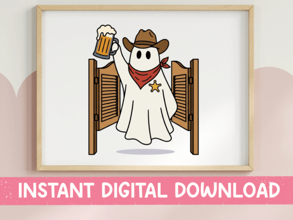 Ghostly Cowboy for Halloween