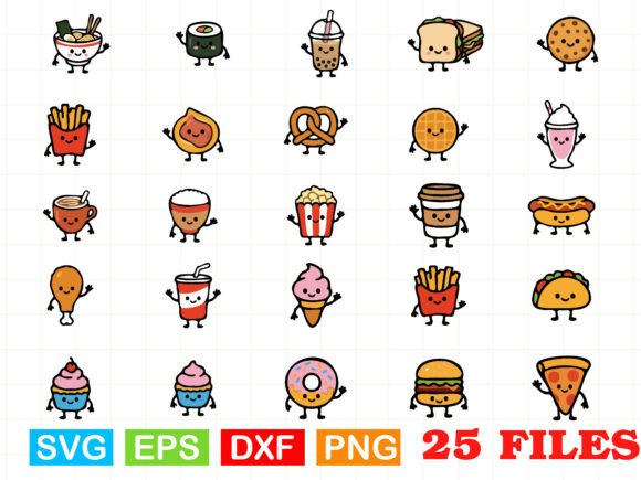 Kawaii Food Icons Bundle Review